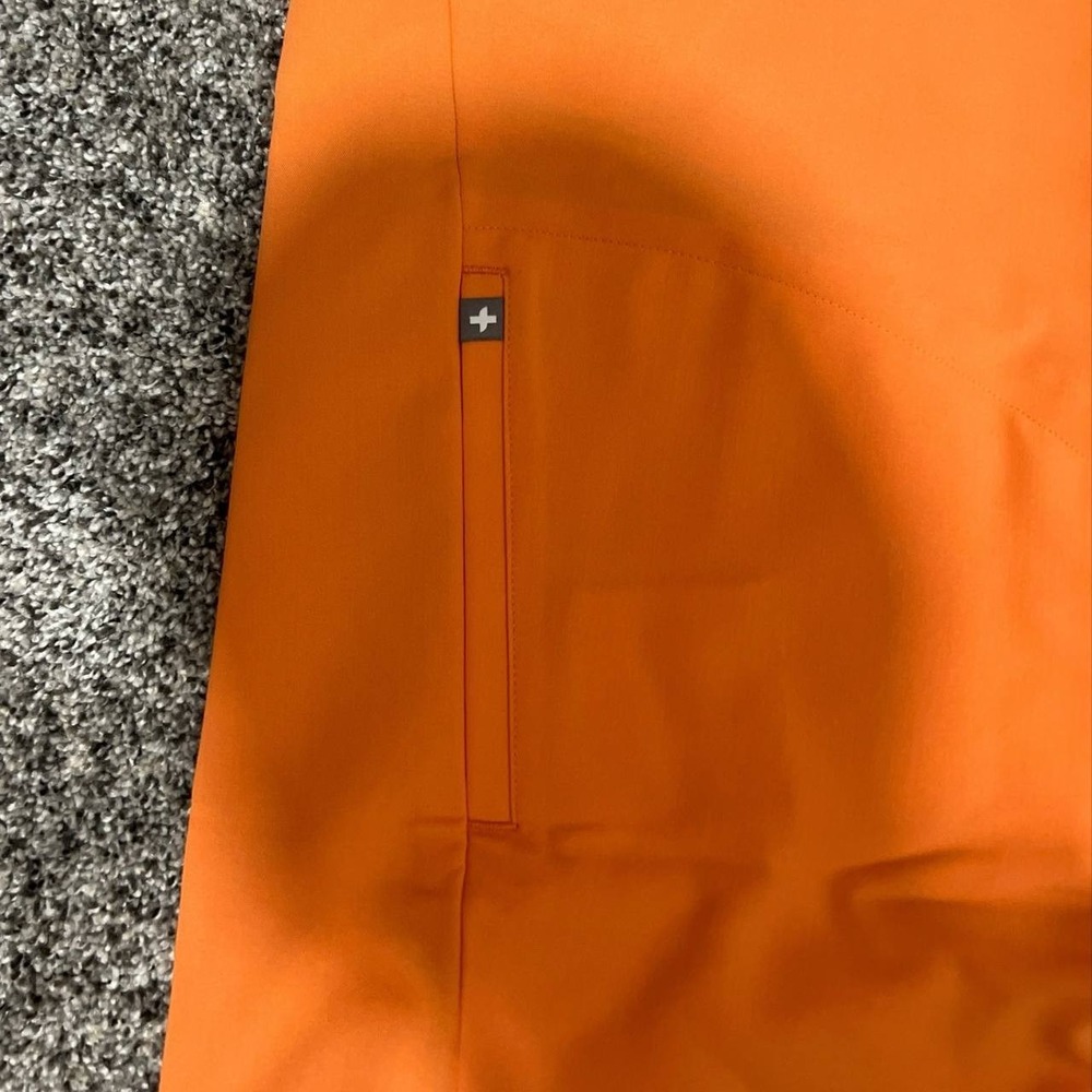 FIGS Rafaela Three Pocket Scrub Top Women's Orange 4XL - Picture 3 of 4